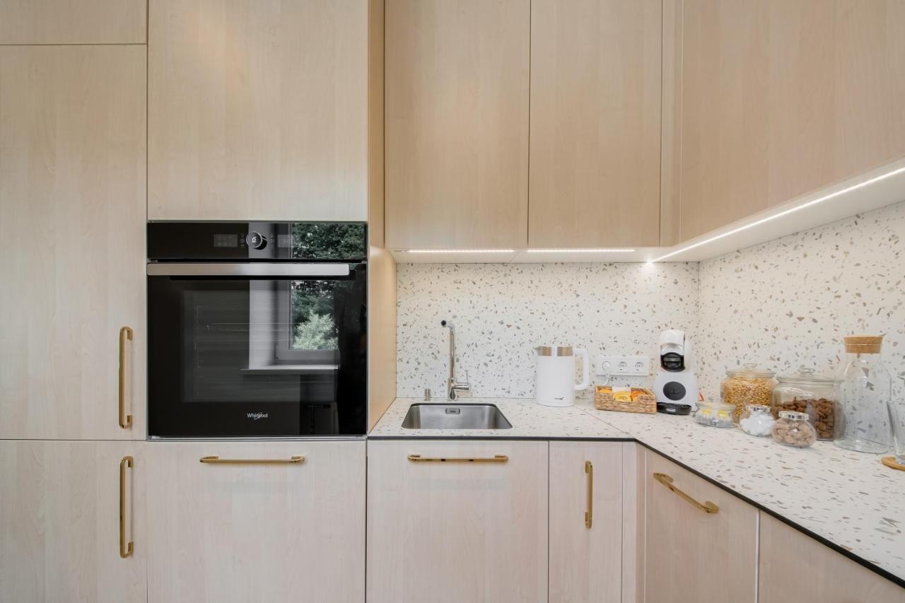 Central Apartment In Architectural Street カウナス エクステリア 写真