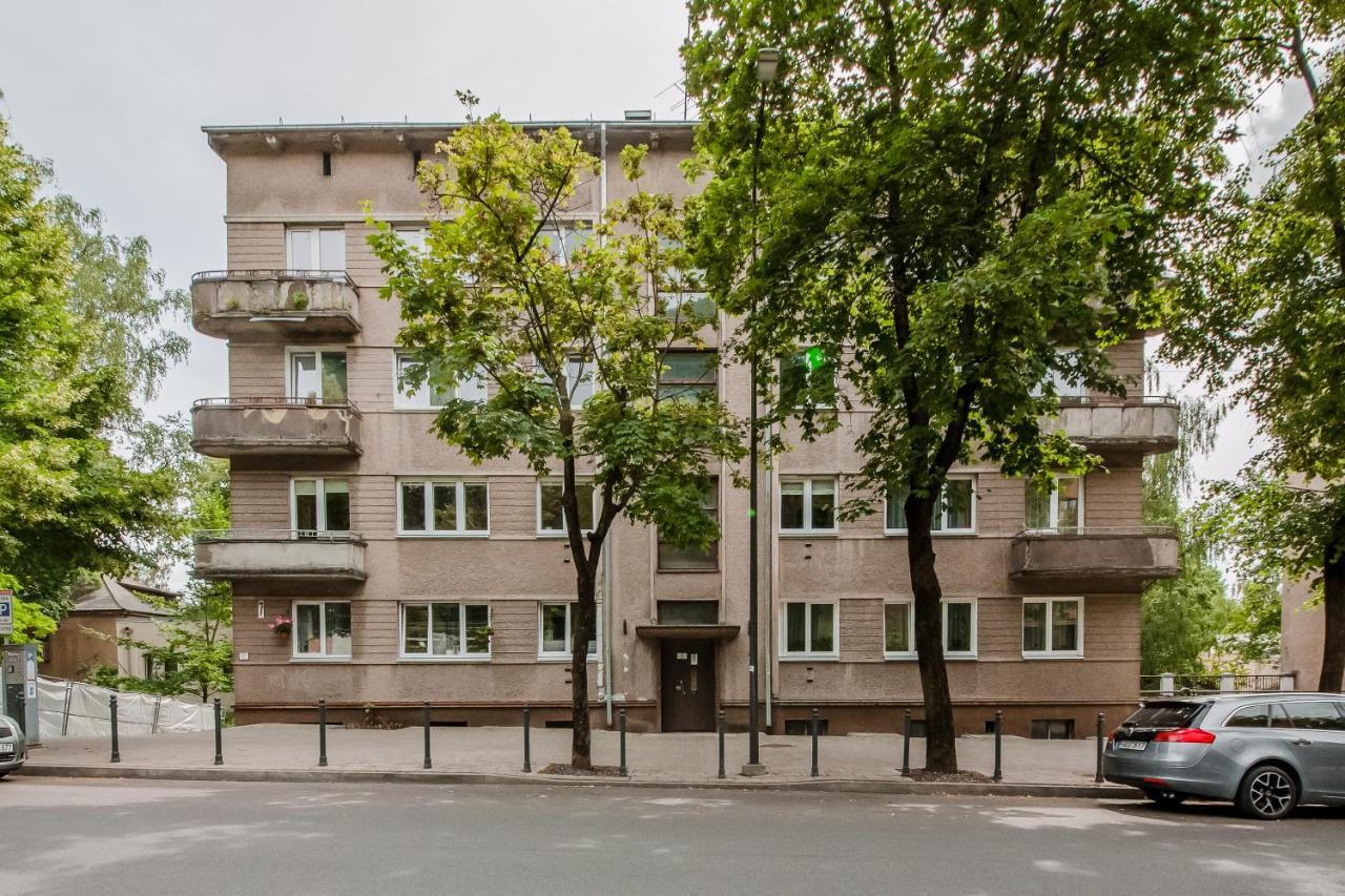 Central Apartment In Architectural Street カウナス エクステリア 写真